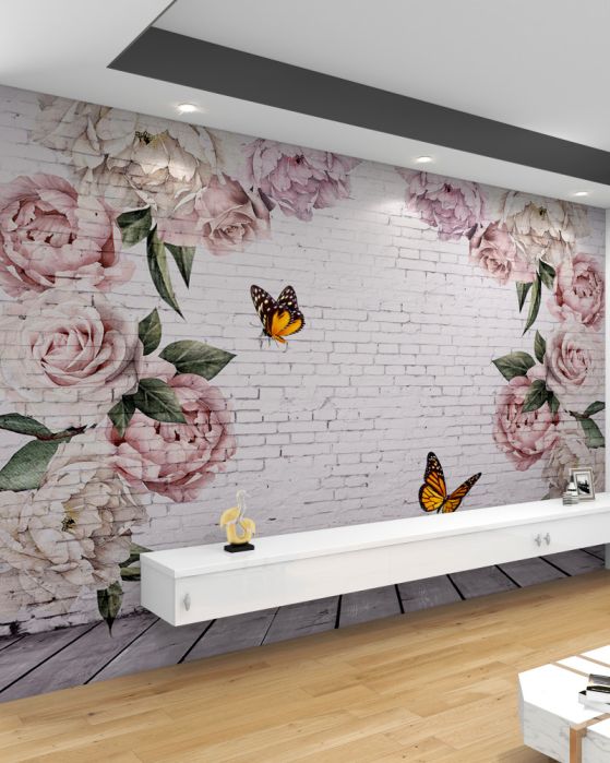 Fototapeten Pfingstrosen