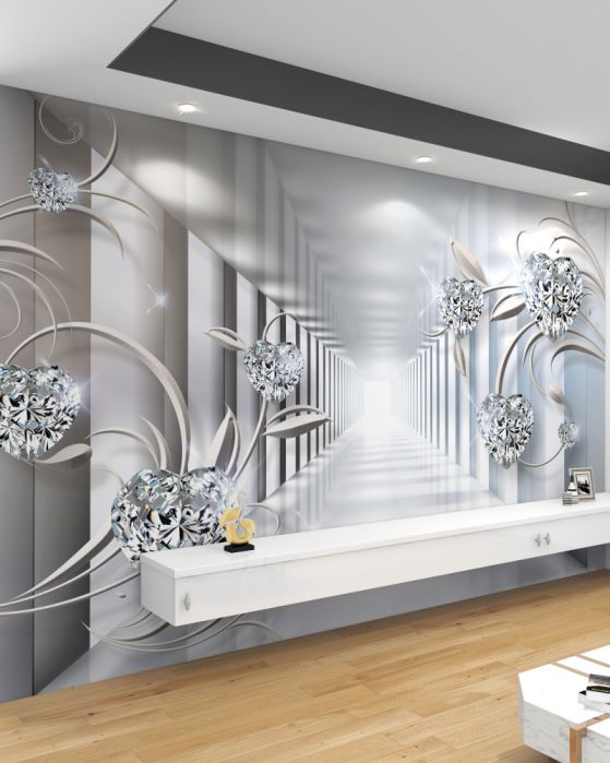 Fototapeten 3D-Tunnel