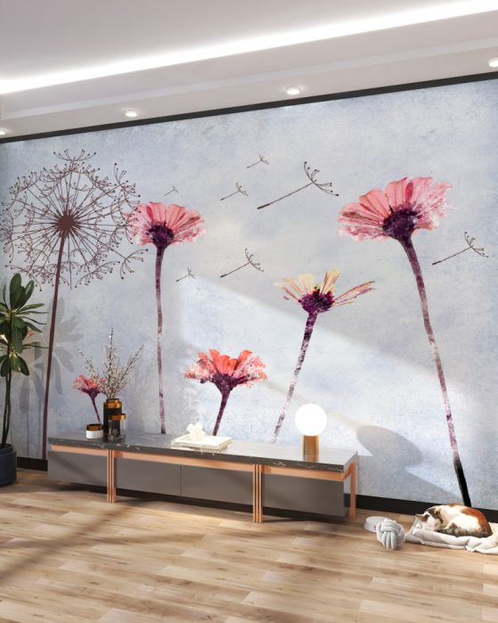 Fototapeten 3D -Blumen