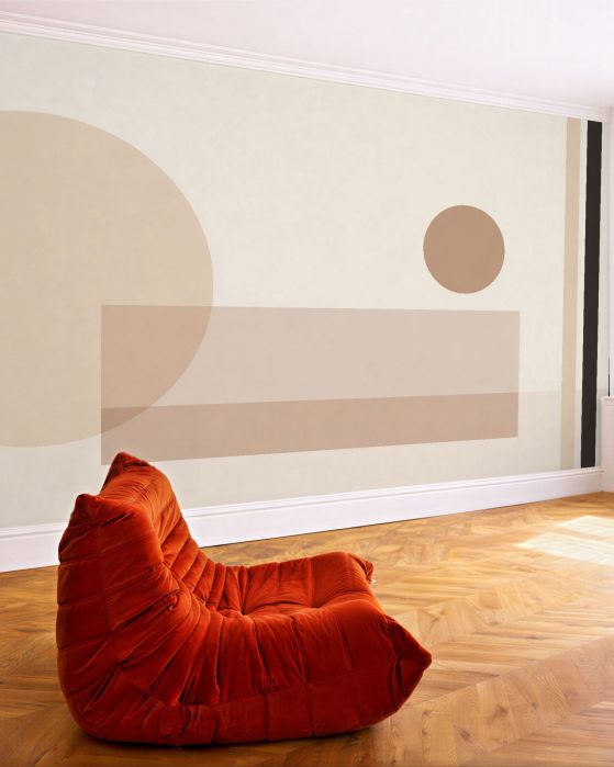 Fototapeten Minimalistische geometrische Komposition