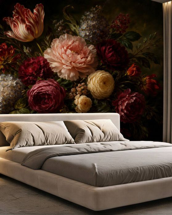 Fototapeten Barocker Blumenstrauß