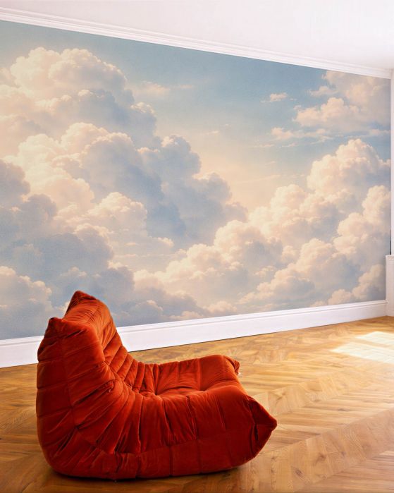 Fototapeten Pastellwolken im Morgengrauen