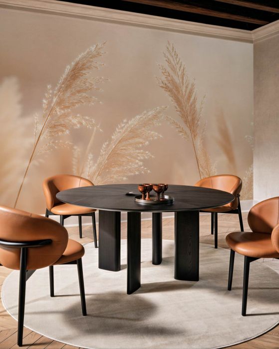 Fototapeten Beige Gräser im subtilen Licht