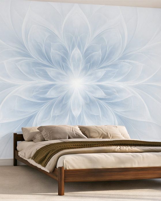 Fototapeten Eisblume der Mandala