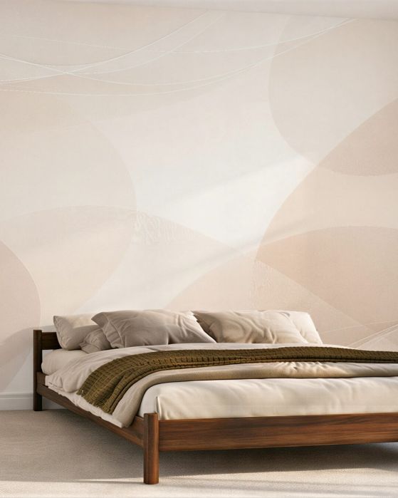 Fototapeten Beige abstrakte Harmonie