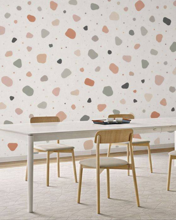 Fototapeten Pastell-Terrazzo minimalistisch