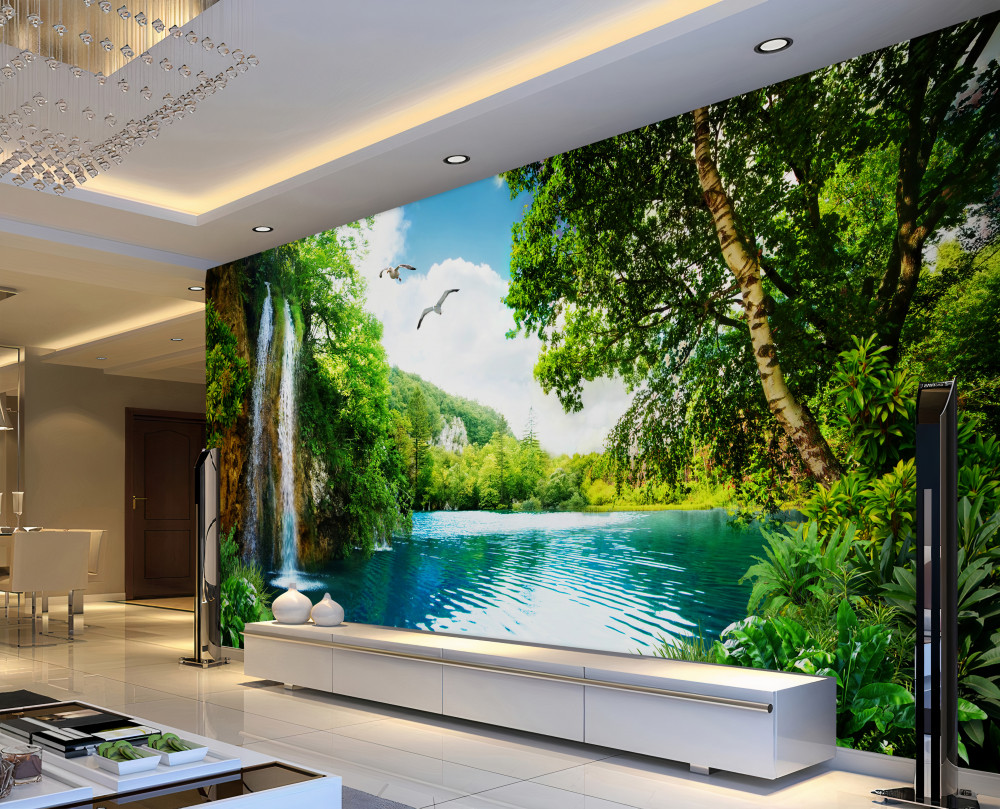 Fototapeten Wasserfall