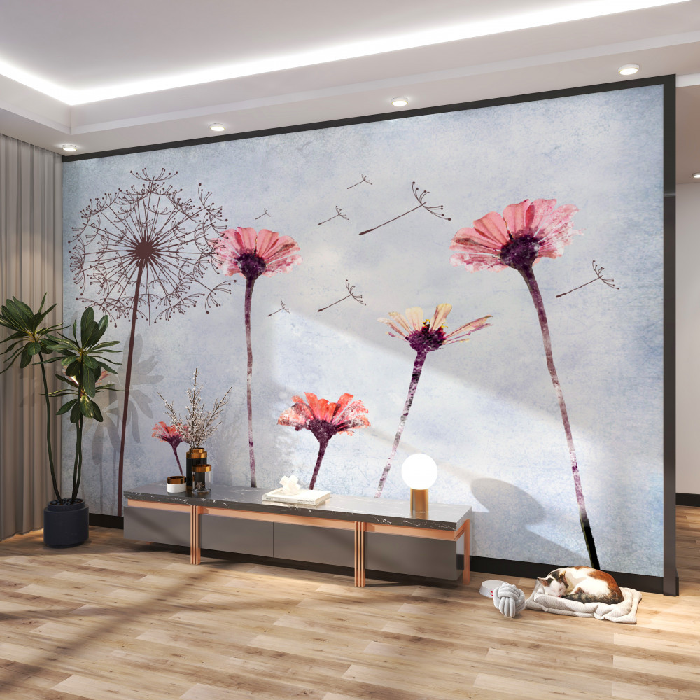 Fototapeten 3D -Blumen