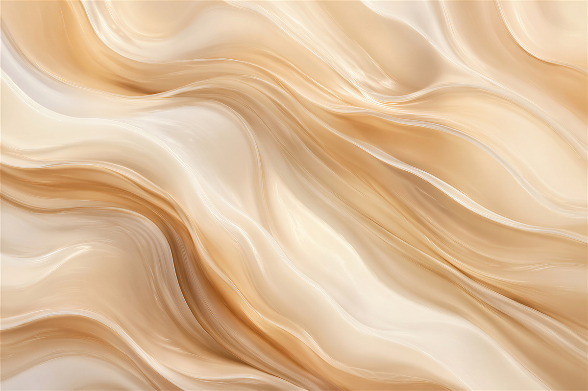 Fototapeten Goldene fließende Linien