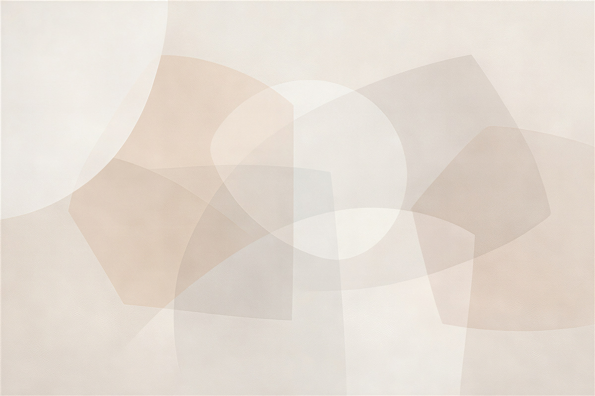 Fototapeten Beige Abstraktion in weichen Formen