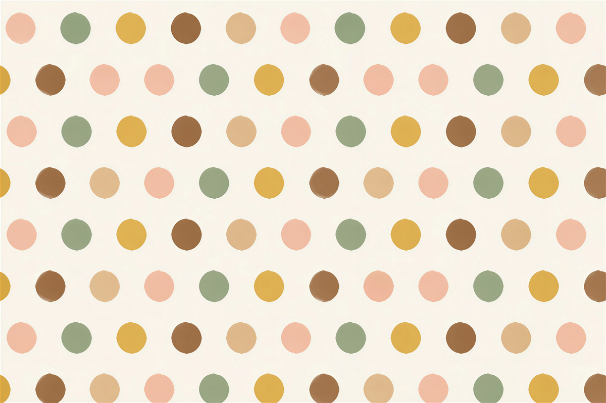 Fototapeten Retro-Pastellpunkte
