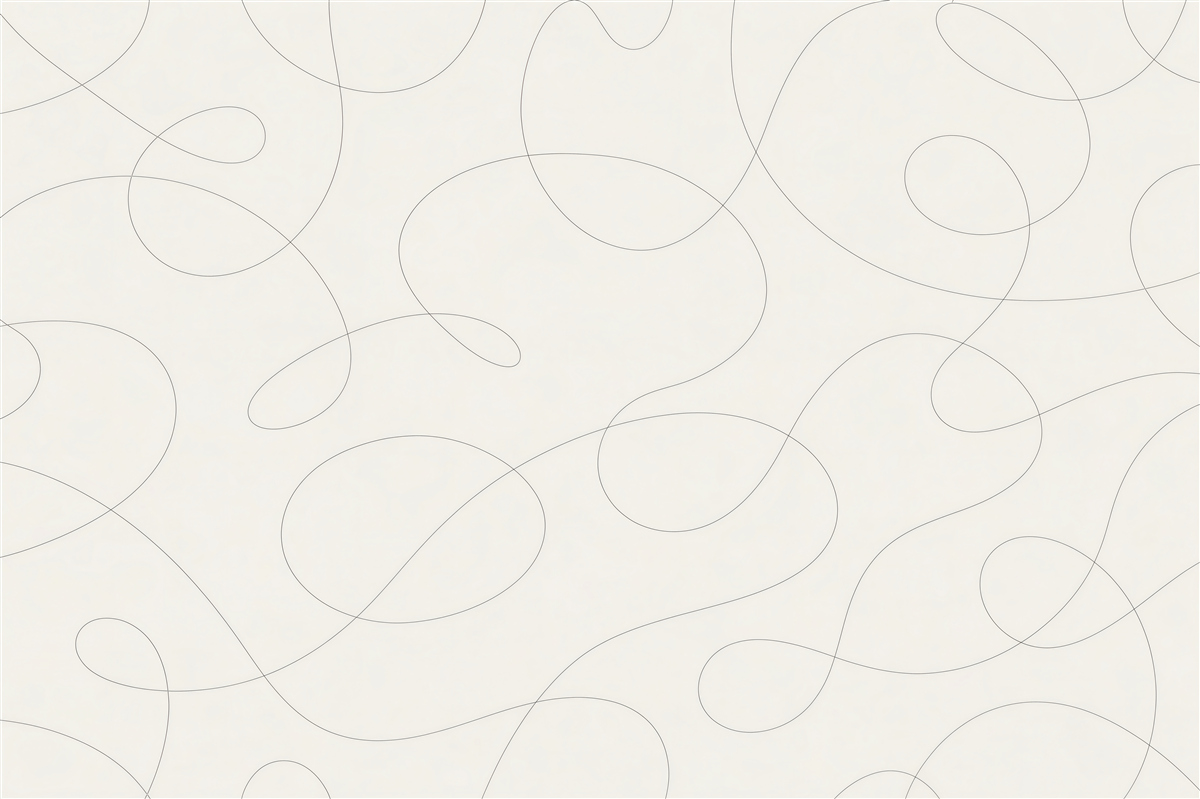 Fototapeten Minimalistische Linien der Abstraktion