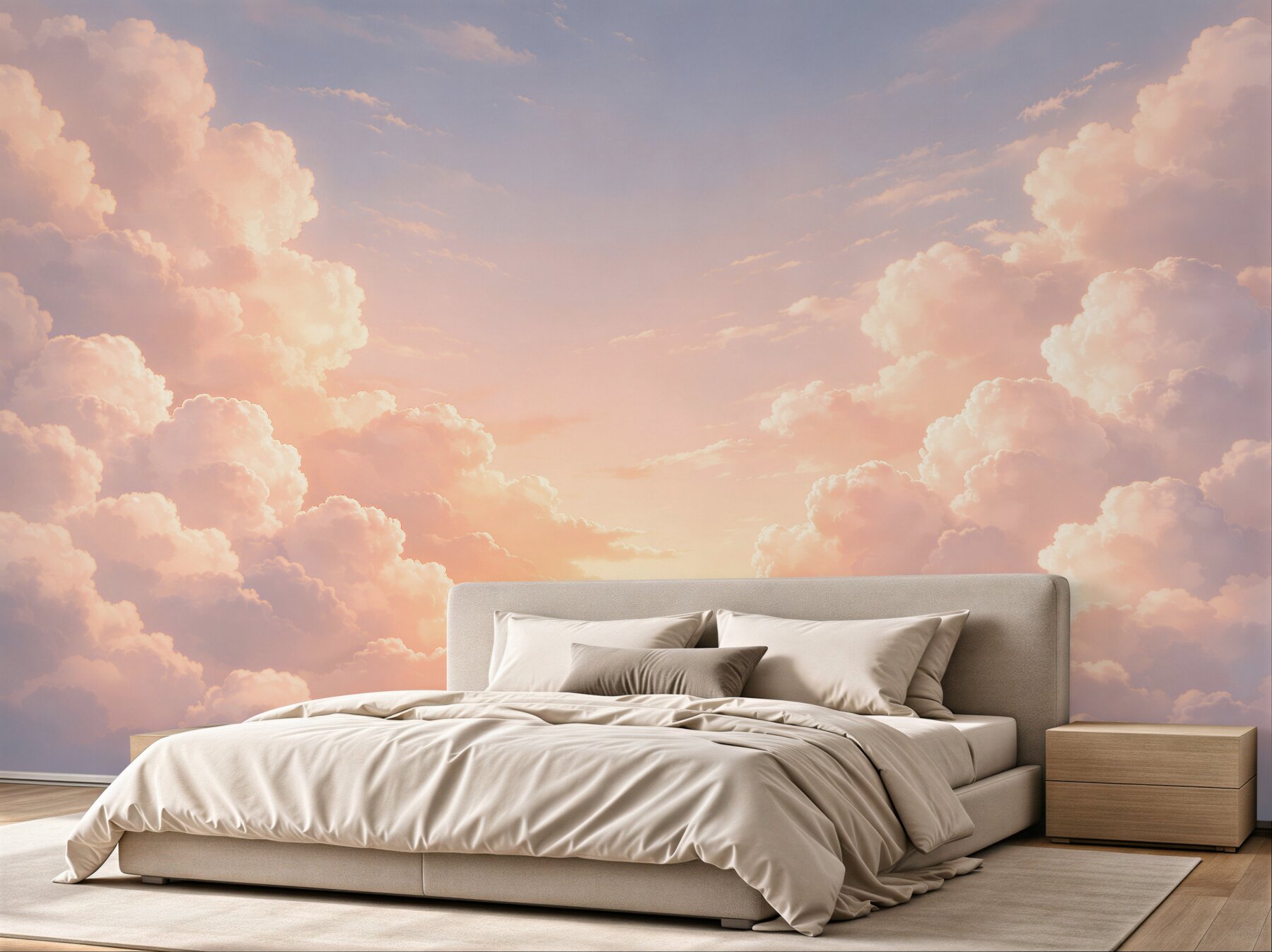 Fototapeten Pastellhimmel im Morgengrauen