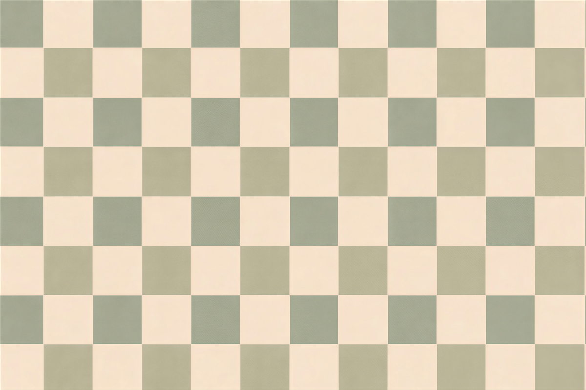 Fototapeten Schachbrett in Pastellgrün