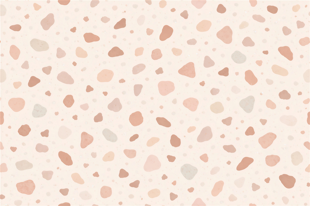 Fototapeten Pudriges Pastell-Terrazzo