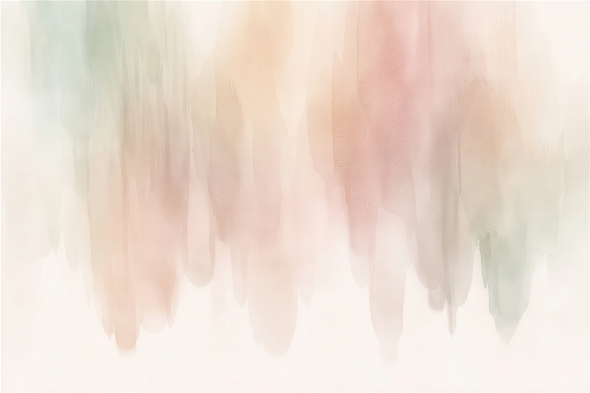 Fototapeten Aquarellnebel in Pastelltönen