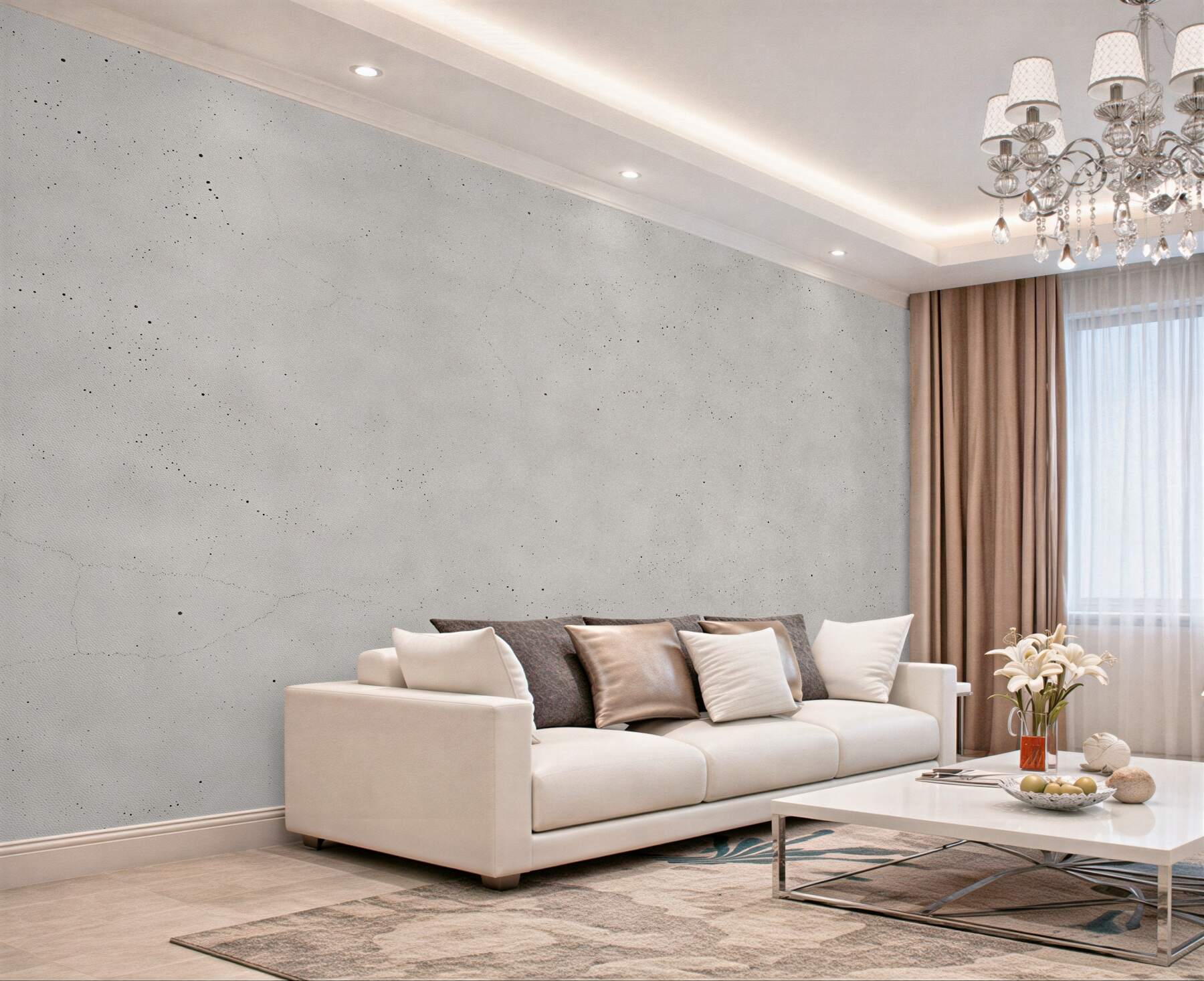 Fototapeten Subtile beige Struktur