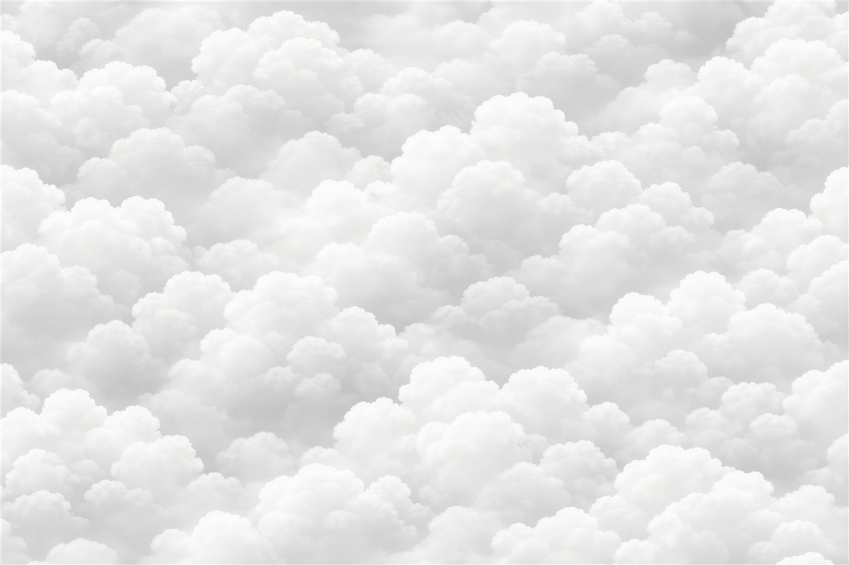 Fototapeten Weiche Wolken in Weiß