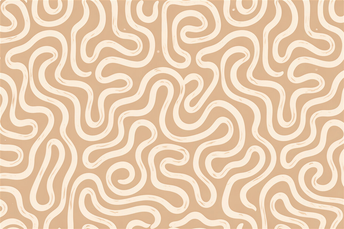 Fototapeten Beige abstrakte Retro-Linien